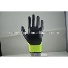 Hi-Viz nappyHi-Viz gants acryliques et en nylon recouverts de nitrile